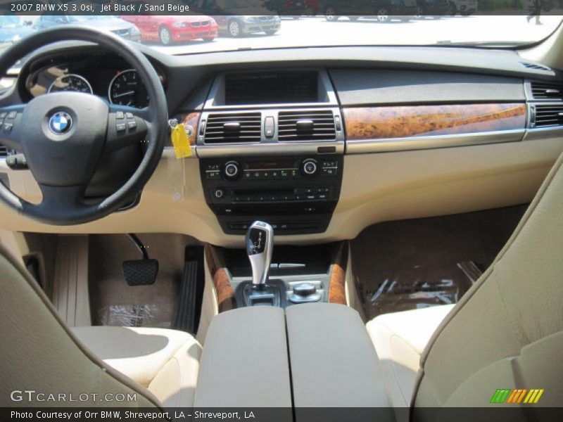 Jet Black / Sand Beige 2007 BMW X5 3.0si