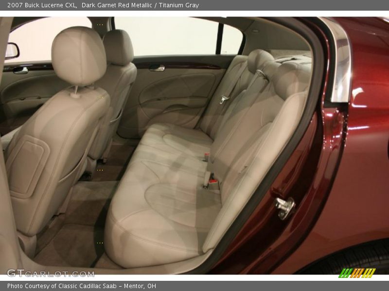 Dark Garnet Red Metallic / Titanium Gray 2007 Buick Lucerne CXL