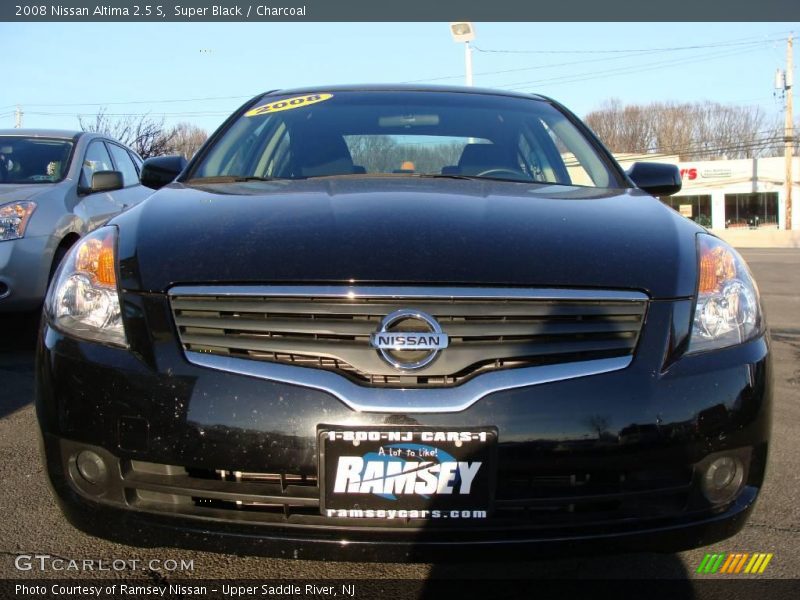 Super Black / Charcoal 2008 Nissan Altima 2.5 S