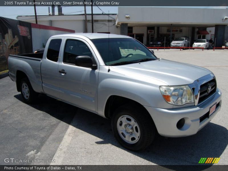 Silver Streak Mica / Graphite Gray 2005 Toyota Tacoma Access Cab