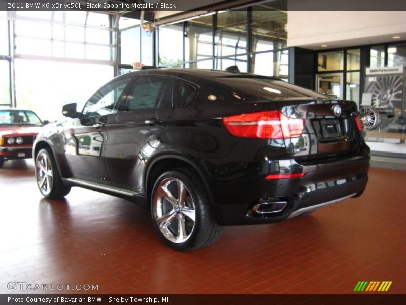 Black Sapphire Metallic / Black 2011 BMW X6 xDrive50i