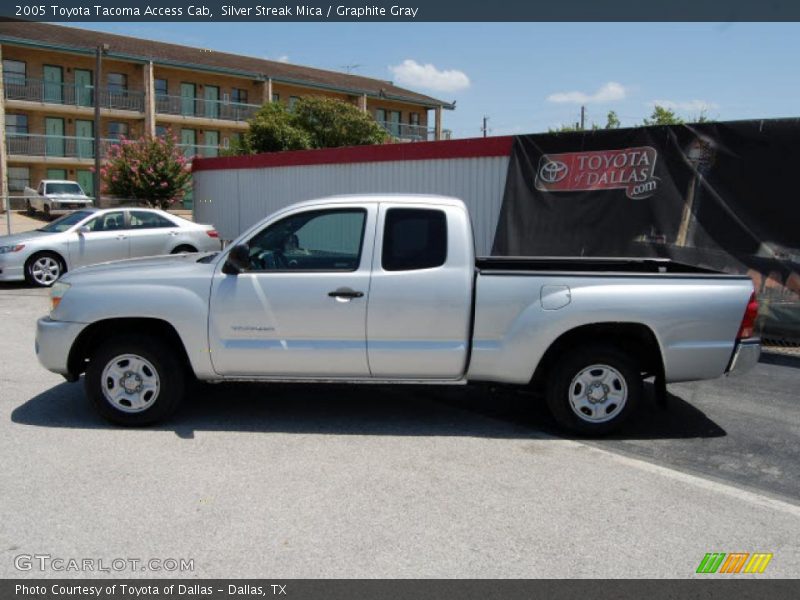 Silver Streak Mica / Graphite Gray 2005 Toyota Tacoma Access Cab