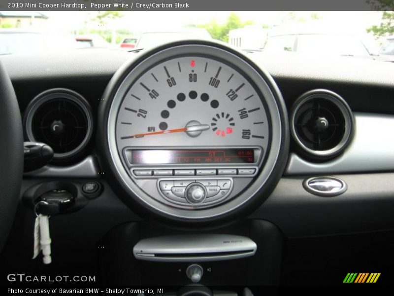 Pepper White / Grey/Carbon Black 2010 Mini Cooper Hardtop