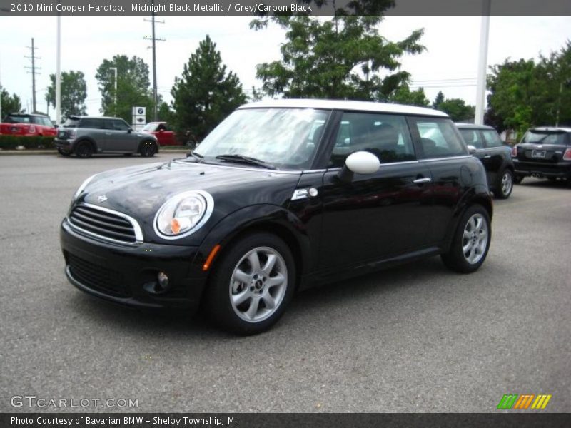 Midnight Black Metallic / Grey/Carbon Black 2010 Mini Cooper Hardtop