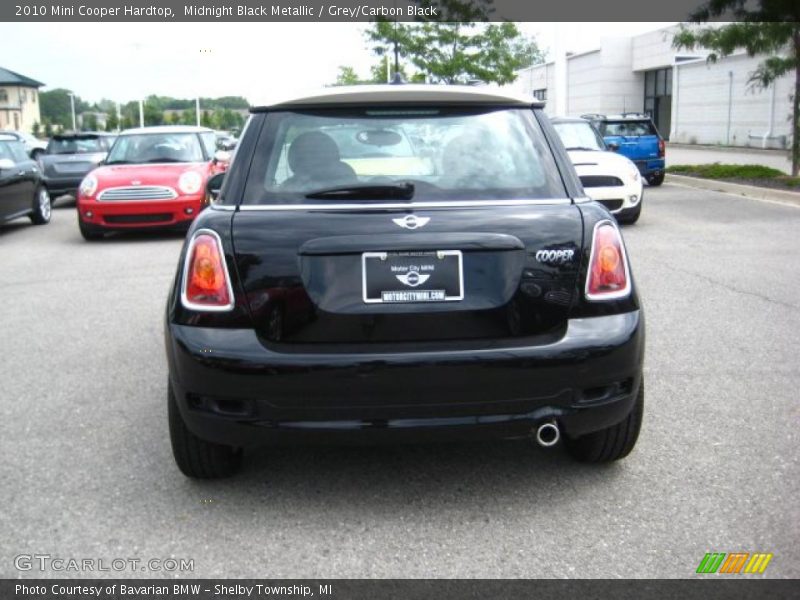 Midnight Black Metallic / Grey/Carbon Black 2010 Mini Cooper Hardtop