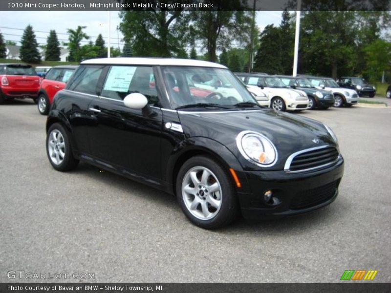 Midnight Black Metallic / Grey/Carbon Black 2010 Mini Cooper Hardtop