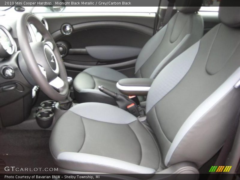Midnight Black Metallic / Grey/Carbon Black 2010 Mini Cooper Hardtop