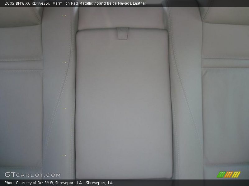 Vermilion Red Metallic / Sand Beige Nevada Leather 2009 BMW X6 xDrive35i