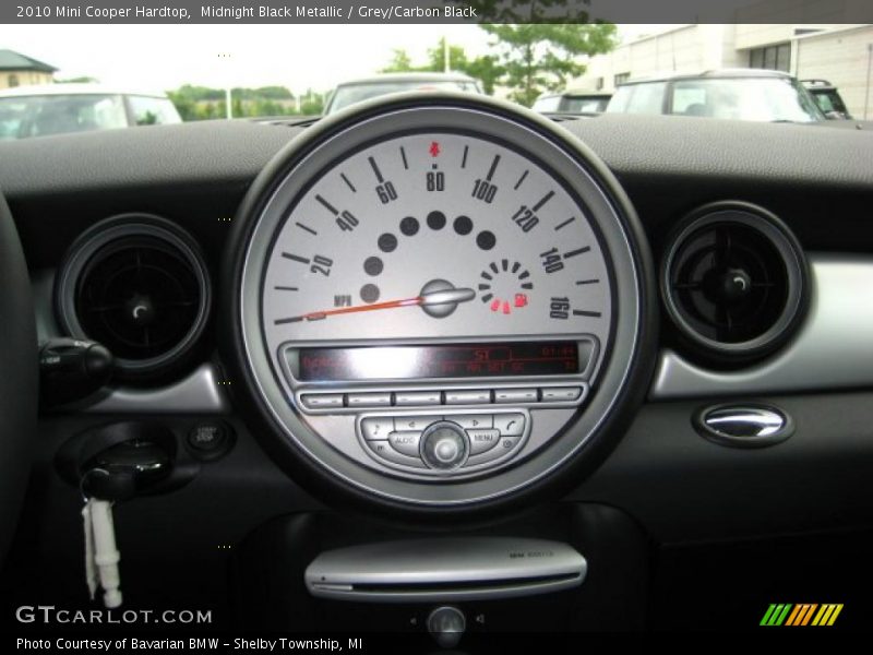 Midnight Black Metallic / Grey/Carbon Black 2010 Mini Cooper Hardtop