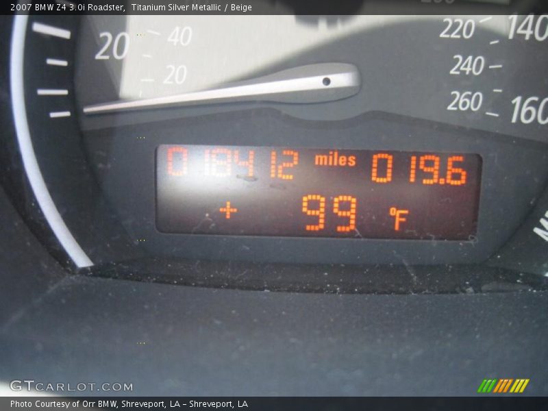 Titanium Silver Metallic / Beige 2007 BMW Z4 3.0i Roadster