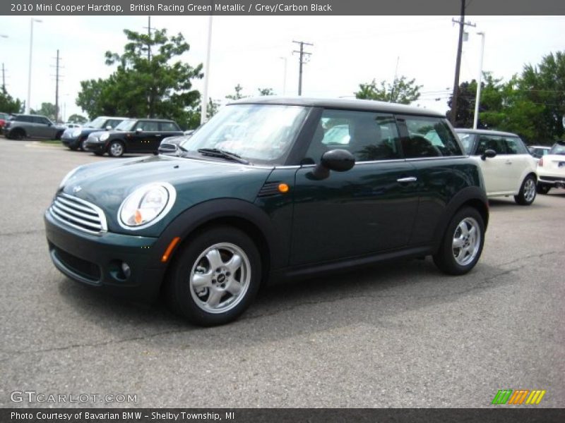 British Racing Green Metallic / Grey/Carbon Black 2010 Mini Cooper Hardtop