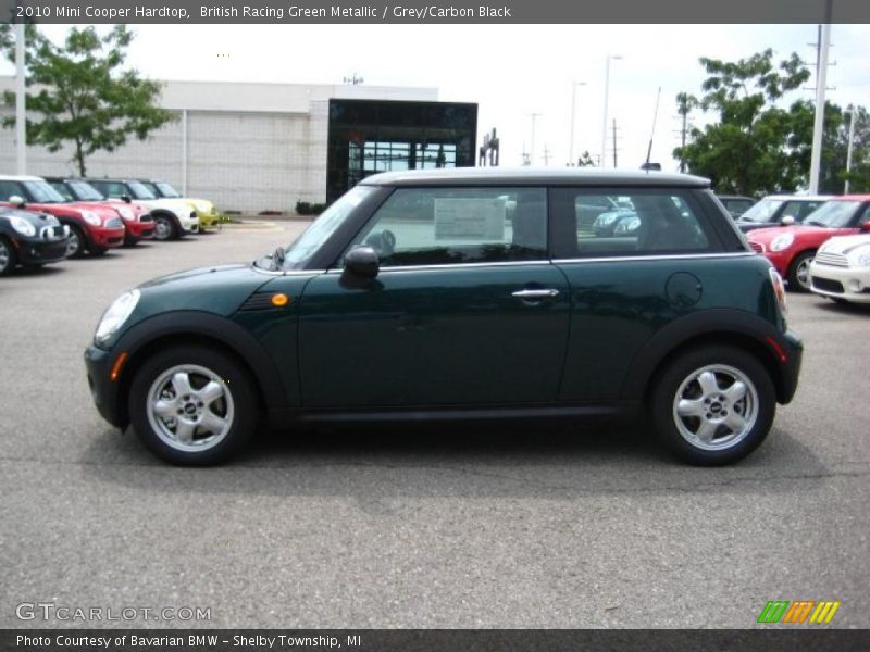 British Racing Green Metallic / Grey/Carbon Black 2010 Mini Cooper Hardtop