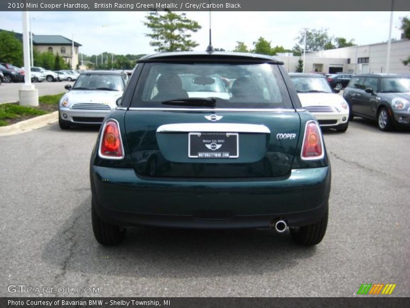 British Racing Green Metallic / Grey/Carbon Black 2010 Mini Cooper Hardtop