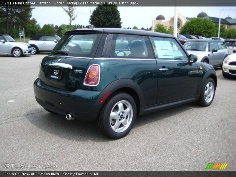 British Racing Green Metallic / Grey/Carbon Black 2010 Mini Cooper Hardtop