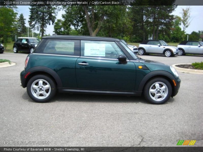 British Racing Green Metallic / Grey/Carbon Black 2010 Mini Cooper Hardtop