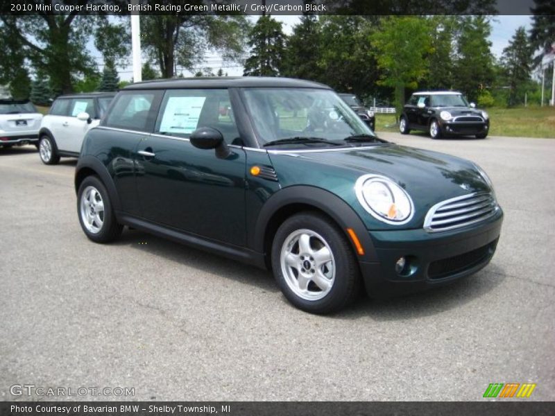 British Racing Green Metallic / Grey/Carbon Black 2010 Mini Cooper Hardtop