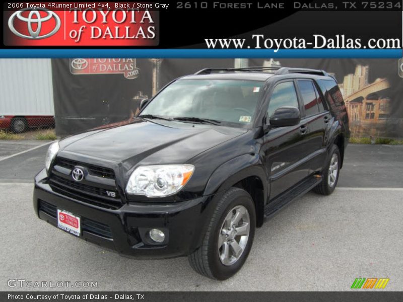 Black / Stone Gray 2006 Toyota 4Runner Limited 4x4