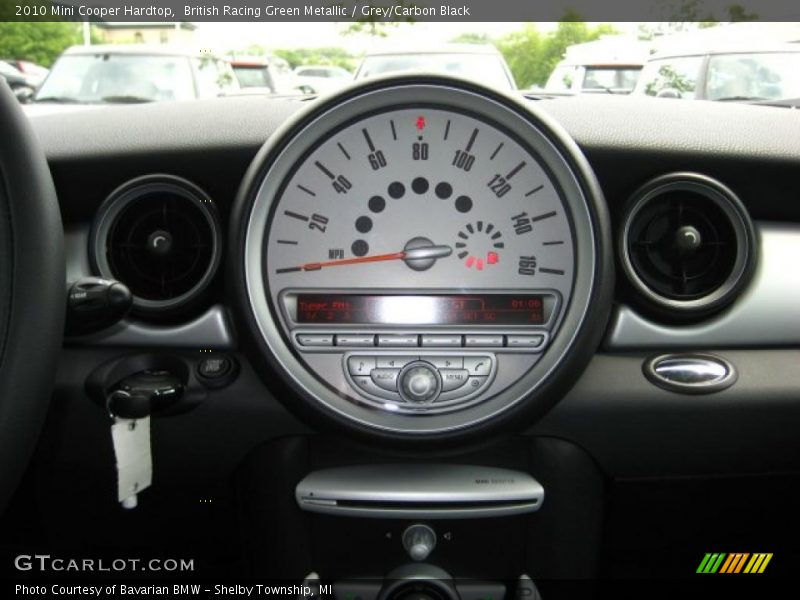 British Racing Green Metallic / Grey/Carbon Black 2010 Mini Cooper Hardtop