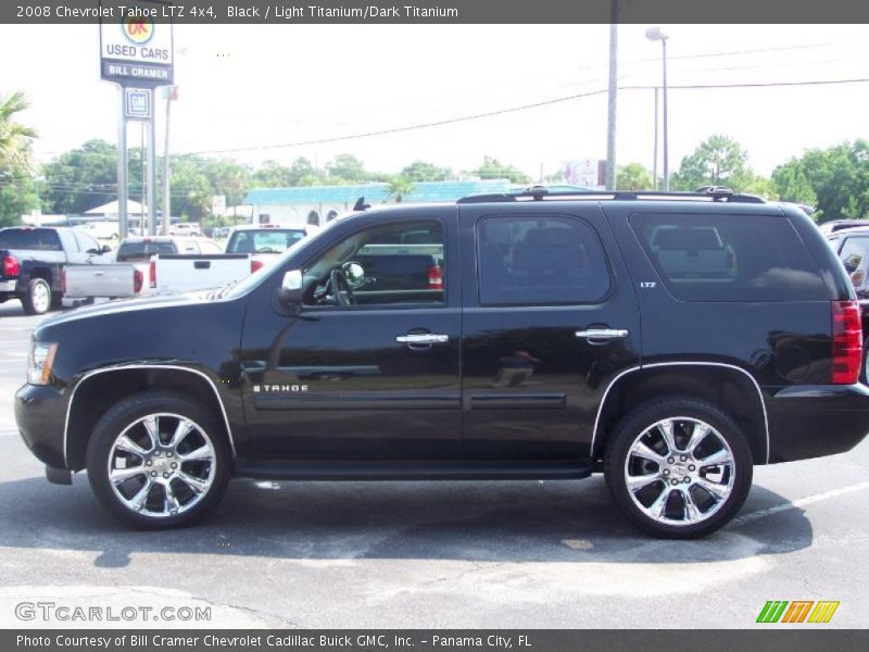 Black / Light Titanium/Dark Titanium 2008 Chevrolet Tahoe LTZ 4x4