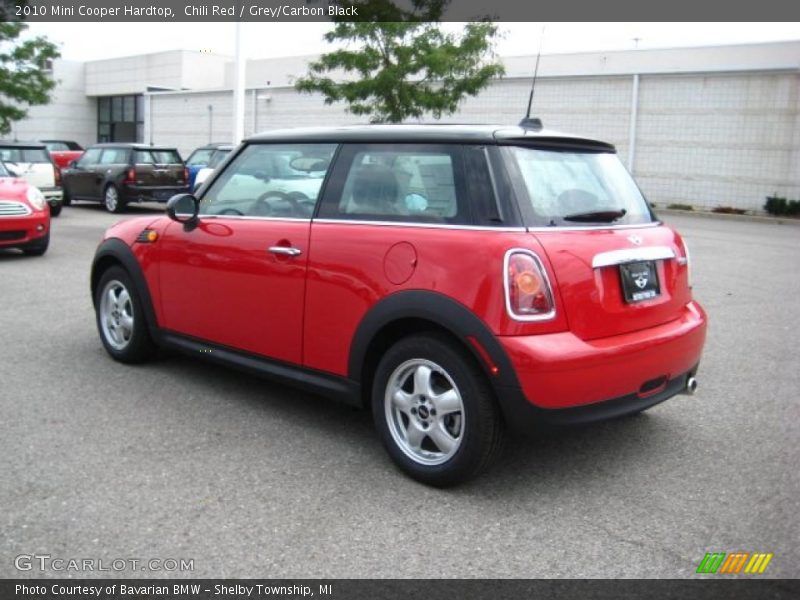 Chili Red / Grey/Carbon Black 2010 Mini Cooper Hardtop