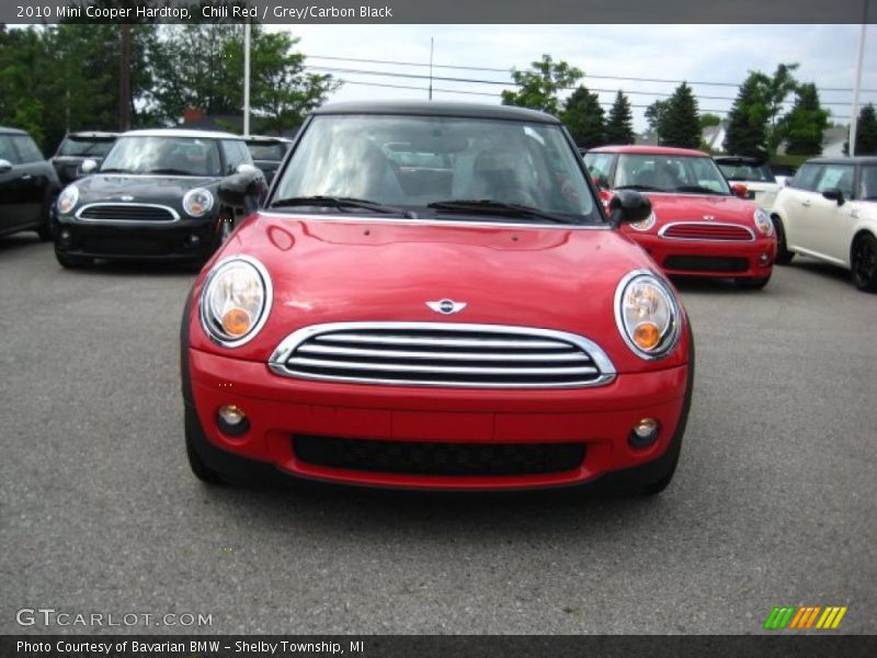 Chili Red / Grey/Carbon Black 2010 Mini Cooper Hardtop