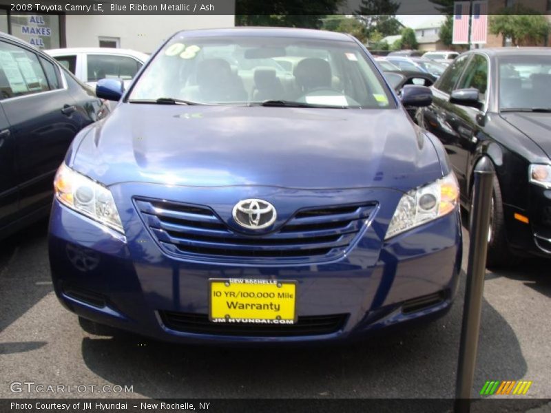 Blue Ribbon Metallic / Ash 2008 Toyota Camry LE