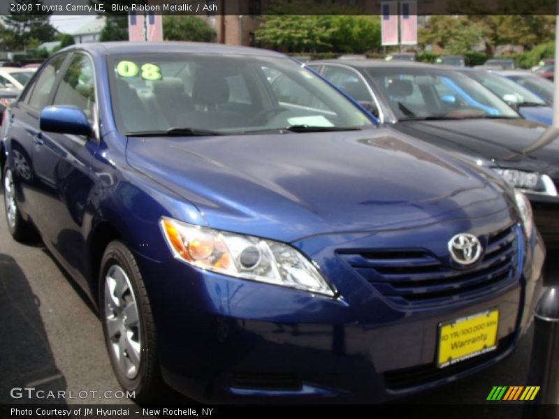 Blue Ribbon Metallic / Ash 2008 Toyota Camry LE