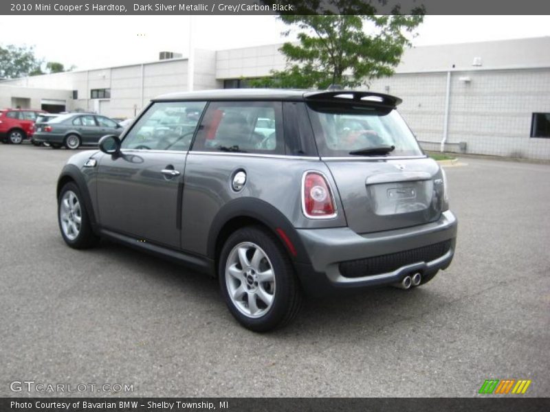 Dark Silver Metallic / Grey/Carbon Black 2010 Mini Cooper S Hardtop