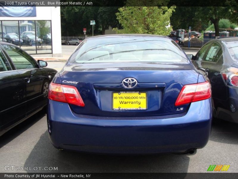 Blue Ribbon Metallic / Ash 2008 Toyota Camry LE