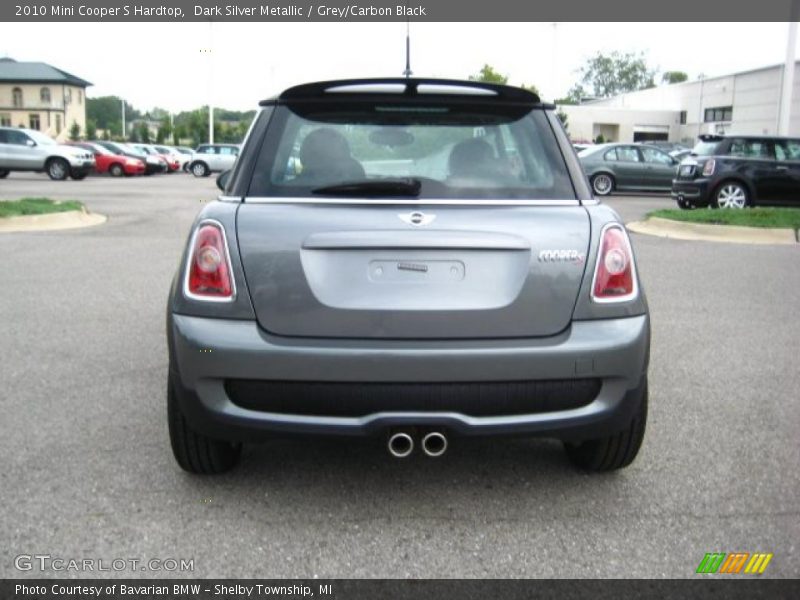 Dark Silver Metallic / Grey/Carbon Black 2010 Mini Cooper S Hardtop
