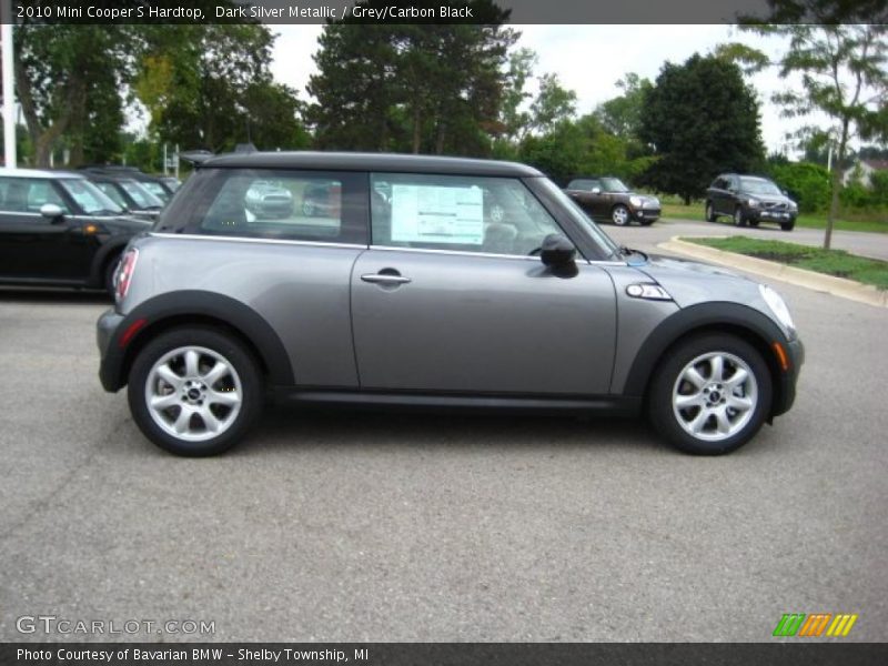 Dark Silver Metallic / Grey/Carbon Black 2010 Mini Cooper S Hardtop