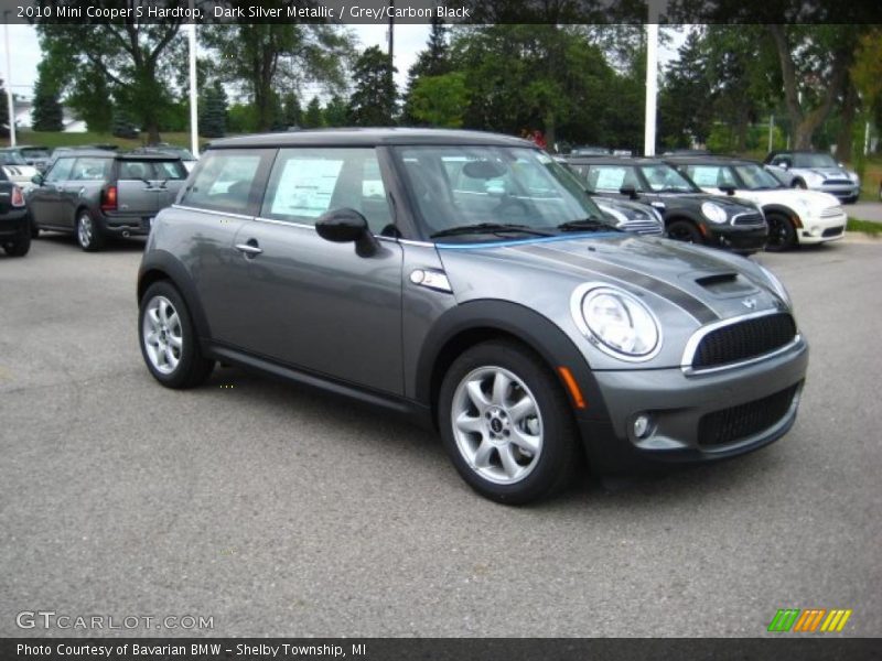 Dark Silver Metallic / Grey/Carbon Black 2010 Mini Cooper S Hardtop
