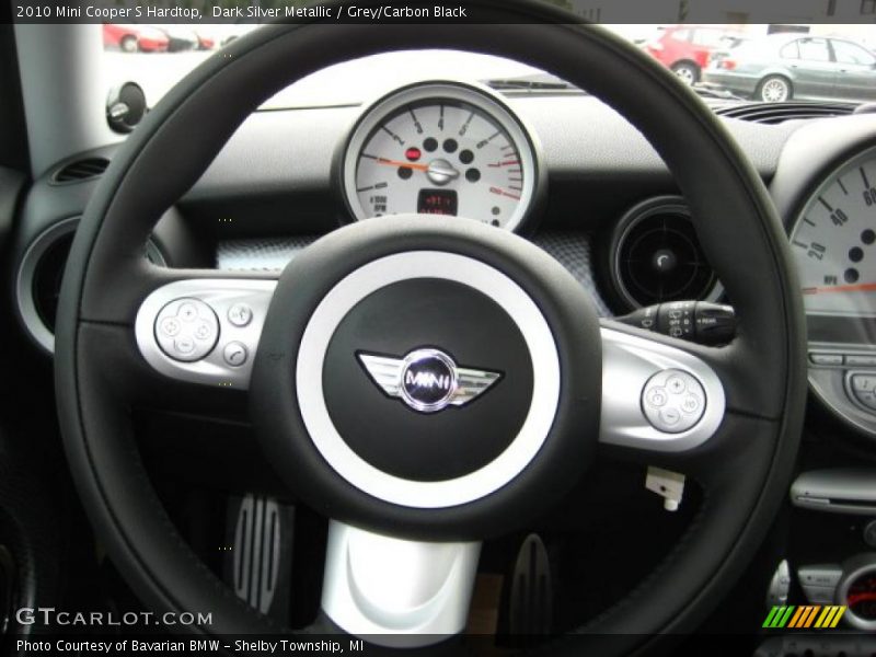 Dark Silver Metallic / Grey/Carbon Black 2010 Mini Cooper S Hardtop