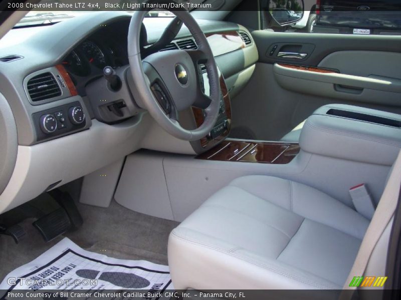 Black / Light Titanium/Dark Titanium 2008 Chevrolet Tahoe LTZ 4x4