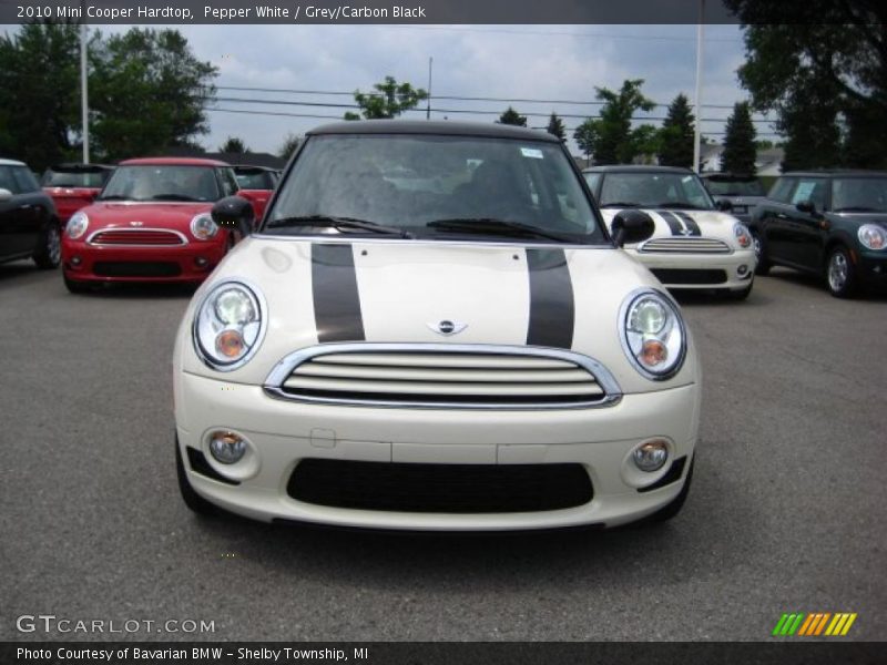 Pepper White / Grey/Carbon Black 2010 Mini Cooper Hardtop