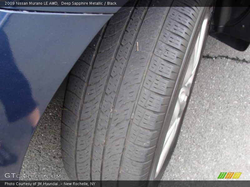 Deep Sapphire Metallic / Black 2009 Nissan Murano LE AWD