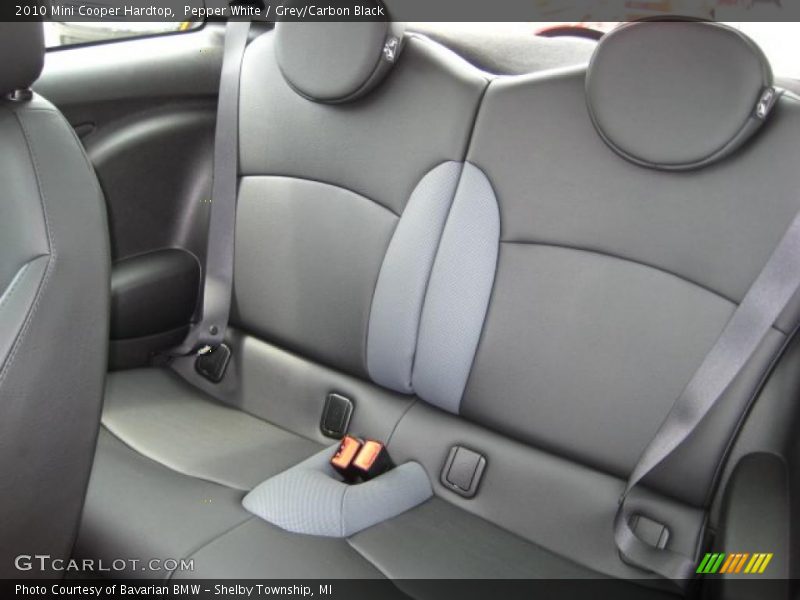 Pepper White / Grey/Carbon Black 2010 Mini Cooper Hardtop