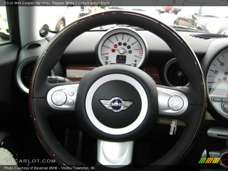 Pepper White / Grey/Carbon Black 2010 Mini Cooper Hardtop