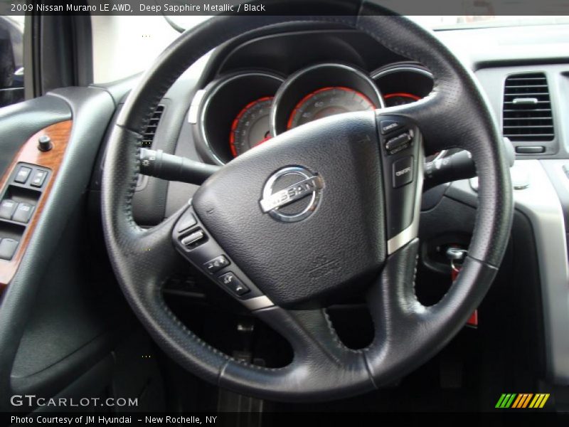 Deep Sapphire Metallic / Black 2009 Nissan Murano LE AWD