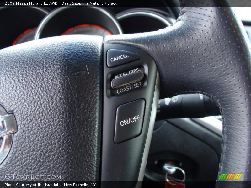 Deep Sapphire Metallic / Black 2009 Nissan Murano LE AWD