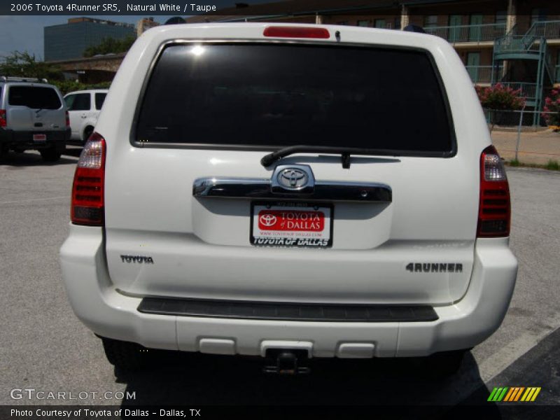 Natural White / Taupe 2006 Toyota 4Runner SR5