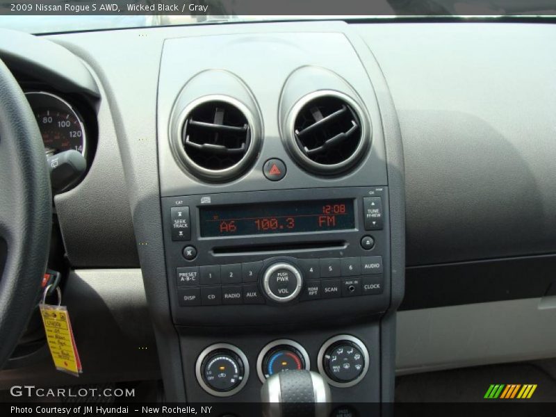 Wicked Black / Gray 2009 Nissan Rogue S AWD