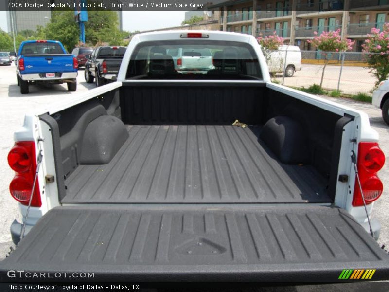 Bright White / Medium Slate Gray 2006 Dodge Dakota SLT Club Cab