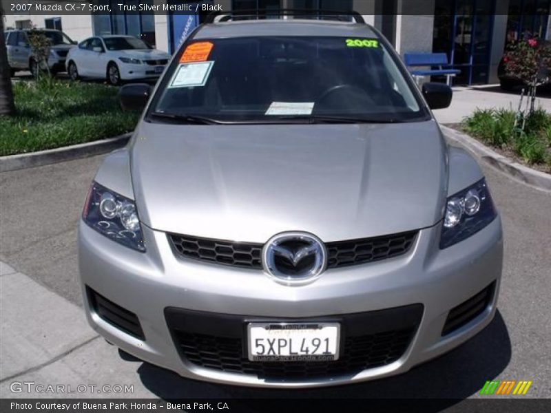 True Silver Metallic / Black 2007 Mazda CX-7 Sport