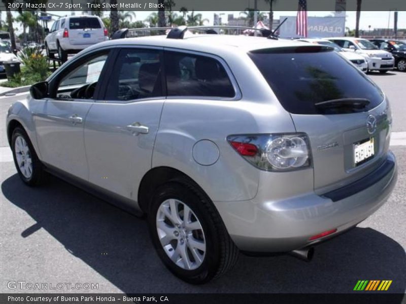 True Silver Metallic / Black 2007 Mazda CX-7 Sport