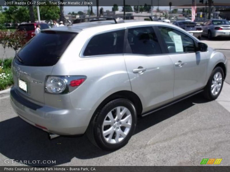 True Silver Metallic / Black 2007 Mazda CX-7 Sport