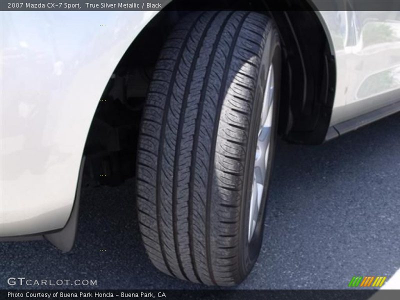 True Silver Metallic / Black 2007 Mazda CX-7 Sport