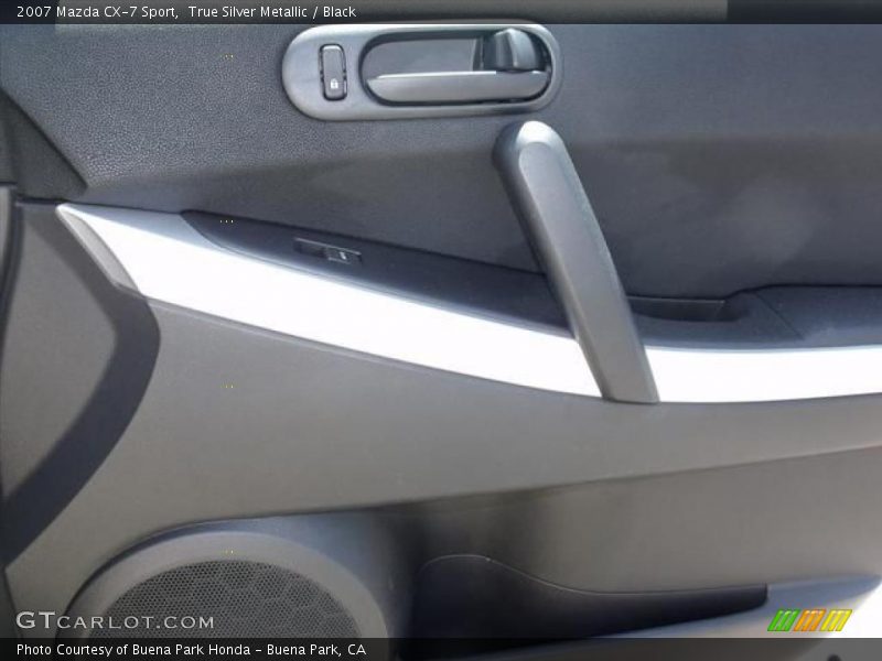 True Silver Metallic / Black 2007 Mazda CX-7 Sport