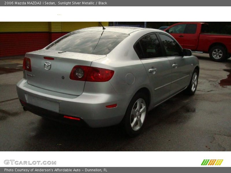 Sunlight Silver Metallic / Black 2006 Mazda MAZDA3 i Sedan