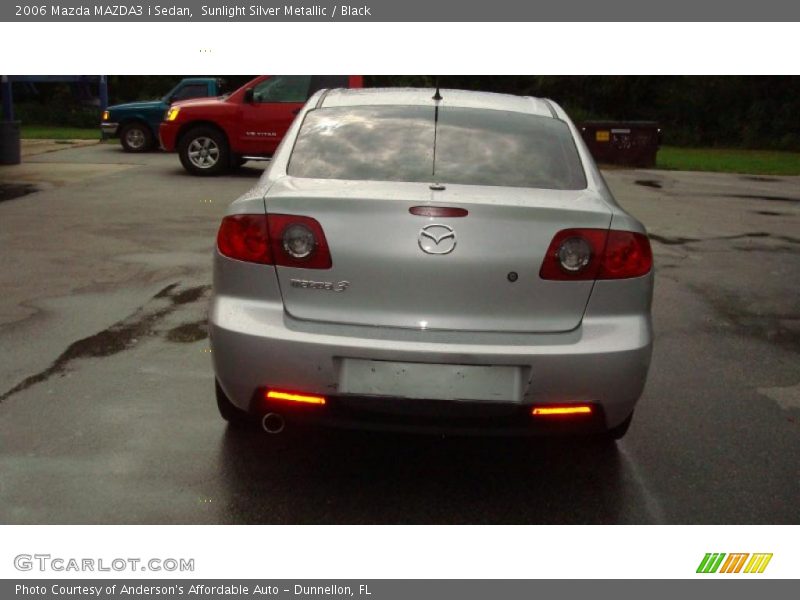 Sunlight Silver Metallic / Black 2006 Mazda MAZDA3 i Sedan